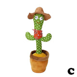 🌵 Brinquedo Interativo Cacto Dançante com Som e Luz! 🎉