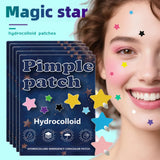 1400 pieces of multi-color star acne patches, facial acne patches, concealer acne patches, and pimples patches, ultra-thin