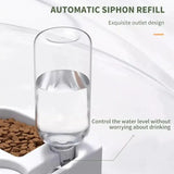 Automatic Drinking Love Pet Bowl Moisture-proof Cat Bowl Dog Basin Dual-use Multi-functional Drinking And Feeding