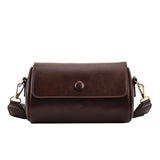 2026 New Trendy Spring Versatile Wide-Strap Shoulder/Crossbody Bag - Popular Cylindrical Bag