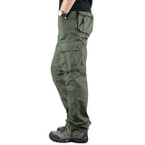 2025 Tactical Cargo Pants Men Cotton Overalls Outdoor Work Trousers Big Size Hombre Clothing Camo Hiking Pants Multiple pockets