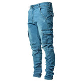 👖 Jeans Masculino Cargo — Multi Bolsos & Casual 🔥