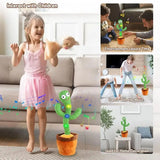 🌵 Brinquedo Interativo Cacto Dançante com Som e Luz! 🎉