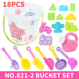 NEW Summer Beach Set Toys For Kids Digging Sand Plastic Bucket Watering Bottle Shovels Children Beach Water Game Toys Tools