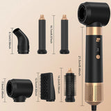6 in 1 Professional Hair Dryer Hot Comb Set Professional Curling Iron Hair Straightener Styling Tool For Hair Dryer Household
