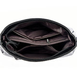 Bolsa Feminina Multifuncional — Ombro & Crossbody, Grande Capacidade em Couro PU