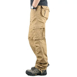 2025 Tactical Cargo Pants Men Cotton Overalls Outdoor Work Trousers Big Size Hombre Clothing Camo Hiking Pants Multiple pockets