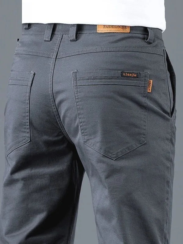 👖 Calça Masculina Casual — Reta, Confortável & Resistente 🔥