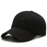 Unisex MY Letter Embroidery Snapback Baseball Caps Spring and Autumn Outdoor Adjustable Casual Hats Sunscreen Hat