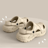 Men's Outdoor Summer Wearable Clog Shoes Anti-Slip Breathable Odor-Resistant Slip-Resistant Sandals