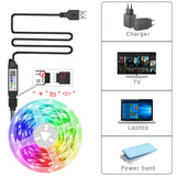 🌈 Luces LED RGB en Tira 5m/10m/20m/30m | Iluminación Flexible con Control por APP | Cinta Decorativa para Habitación y Dormitorio