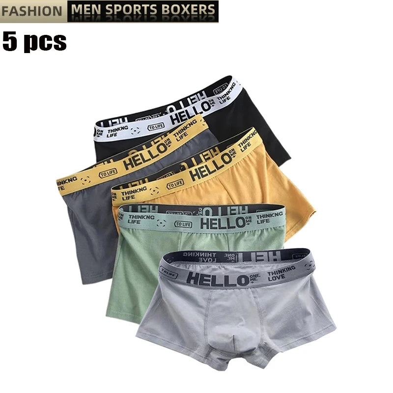 🩲 Kit Cueca Boxer Masculina — 5 Peças Conforto & Estilo 🔥