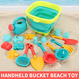 NEW Summer Beach Set Toys For Kids Digging Sand Plastic Bucket Watering Bottle Shovels Children Beach Water Game Toys Tools