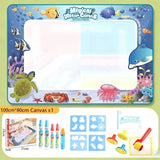 Oversized Magical Water Canvas pens Montessori Toys Learning Blanket Writing  Drawing Repeated Graffiti Painting  toy