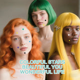 1400 pieces of multi-color star acne patches, facial acne patches, concealer acne patches, and pimples patches, ultra-thin