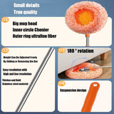 1.5/2M Ceiling Dust Removal Mop 360° Rotatable Mops Set , Wall Floor Tiles Windows Car Wash Mop