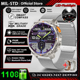 New T-Rex3 Ultra 1100mAh Battery Smart Watch GPS Track Compass IP69K Waterproof Sports tracker Outdoors Military Smartwatches