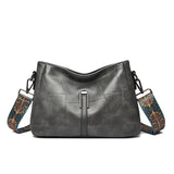 Bolsa Feminina Multifuncional — Ombro & Crossbody, Grande Capacidade em Couro PU