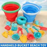 NEW Summer Beach Set Toys For Kids Digging Sand Plastic Bucket Watering Bottle Shovels Children Beach Water Game Toys Tools