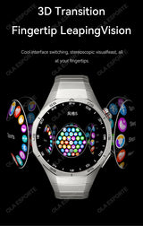New Watch 5 Smart Watch 5 Pro Men HD AMOLED Screen GPS Heart rate Bluetooth Call IP68 Waterproof Man Smartwatch Holiday Gifts