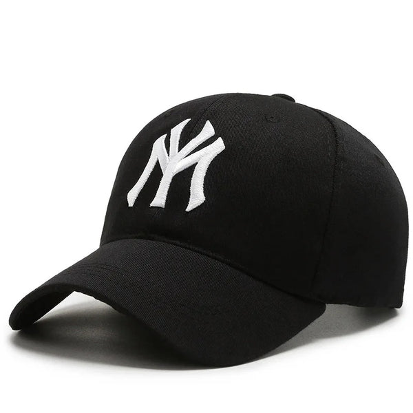 Unisex MY Letter Embroidery Snapback Baseball Caps Spring and Autumn Outdoor Adjustable Casual Hats Sunscreen Hat