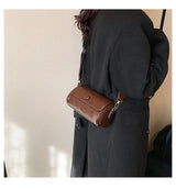 2026 New Trendy Spring Versatile Wide-Strap Shoulder/Crossbody Bag - Popular Cylindrical Bag