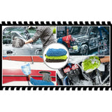 Car Cleaning Microfiber, 2-piece Set - Scratch Free and Lint Free, High-quality Lint Microfiber Car Wash Gloves - Green