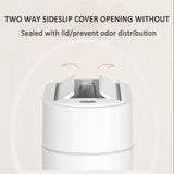 7/9L Two-way Smart Sensor Trash Can with Lid Wall Mount Narrow Slit Toilet Wastebasket for Kitchen Induction Garbage Bin Dustbin