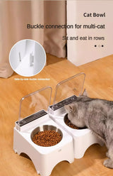 New Intelligent Infrared Sensing Cat Bowl Pet Cat Food Feeder, Automatic Lid Opening Feeder, Dust And Insect Proof