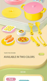 Play House Kitchen Toy Set Simulation Mini Cooking Tableware Play House Toy