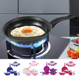13-piece Cooking Set 13-piece Non-stick Cookware Set with Food-grade Iron Pots Anti-scald Handles Glass Lids Capacity for Home