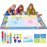 Oversized Magical Water Canvas pens Montessori Toys Learning Blanket Writing  Drawing Repeated Graffiti Painting  toy