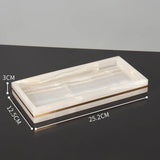 White Onyx Natural Marble Bathroom Accessories Set Gold Luxury Soap Dispenser Soap Dish Tray Toothbrush Holder Bathroom Set