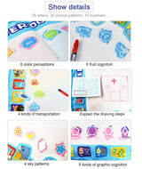 Oversized Magical Water Canvas pens Montessori Toys Learning Blanket Writing  Drawing Repeated Graffiti Painting  toy