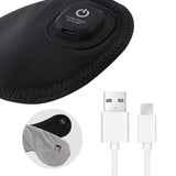 Cordless Hot Compress Massage Eye Mask Electric Vibration Heated Eye Massager Relieve Eye Strain Dark Circles Sleeping Eyeshades