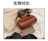 2026 New Trendy Spring Versatile Wide-Strap Shoulder/Crossbody Bag - Popular Cylindrical Bag