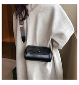 2026 New Trendy Spring Versatile Wide-Strap Shoulder/Crossbody Bag - Popular Cylindrical Bag