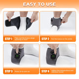 Electric Heating Wrist Guard 5 Levels Hot Compress Massage Wrist Brace Ankle Wrap Hand Foot Protector Rechargeable Wristband