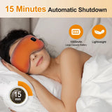 Cordless Hot Compress Massage Eye Mask Electric Vibration Heated Eye Massager Relieve Eye Strain Dark Circles Sleeping Eyeshades