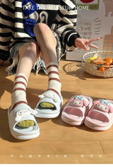 Sanrio Hello Kitty EVA Cloud Slippers, Official Cute Girly Indoor Slides for Women, Non-Slip Soft Sole Comfortable Home Sandals