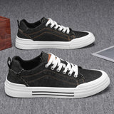 👟 Zapatillas Hombre 2026 | Sneakers de Lona Denim con Plataforma | Calzado Casual Cómodo y Antideslizante para Caminar y Entrenamiento