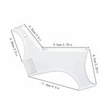 Men Beard Styling Template Stencil Beard Comb for Men Lightweight and Flexible Fits All-In-One Tool Beard Shaping Tool