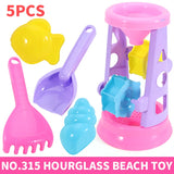NEW Summer Beach Set Toys For Kids Digging Sand Plastic Bucket Watering Bottle Shovels Children Beach Water Game Toys Tools