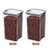 2/4PCS Sealed Jars Sets Stackable Kitchen Grain Srorage Sealed Containers Fridge Fresh Keep Boxes Seasoning Set Multigrain Tank