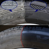 KJM Black Shiny Tire wax - durable, long-lasting protection and repair for all kinds of tires - prevents cracks and whitens